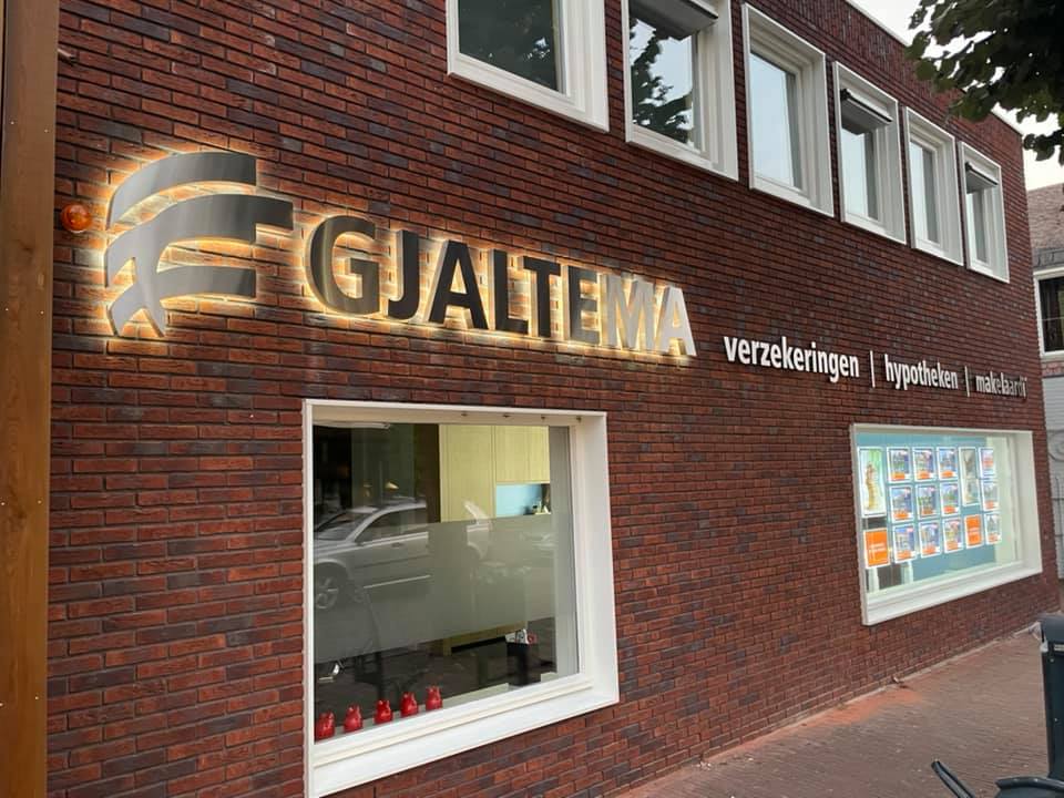 Gevelreclame GJALTEMA