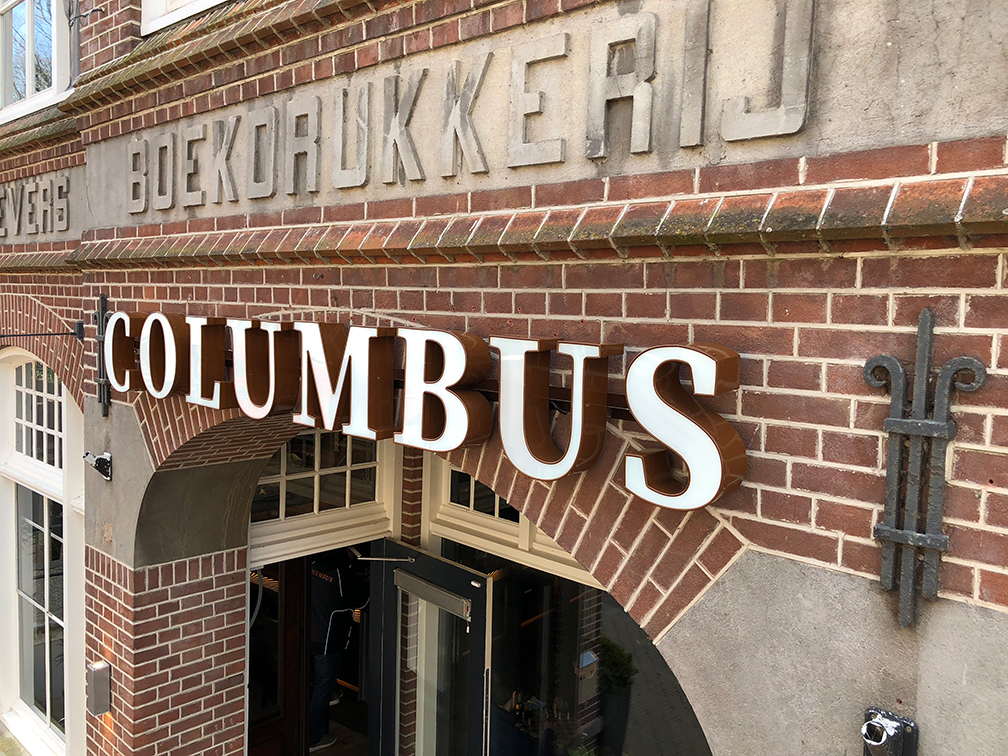 Gevelreclame Columbus Gevelreclame Columbus