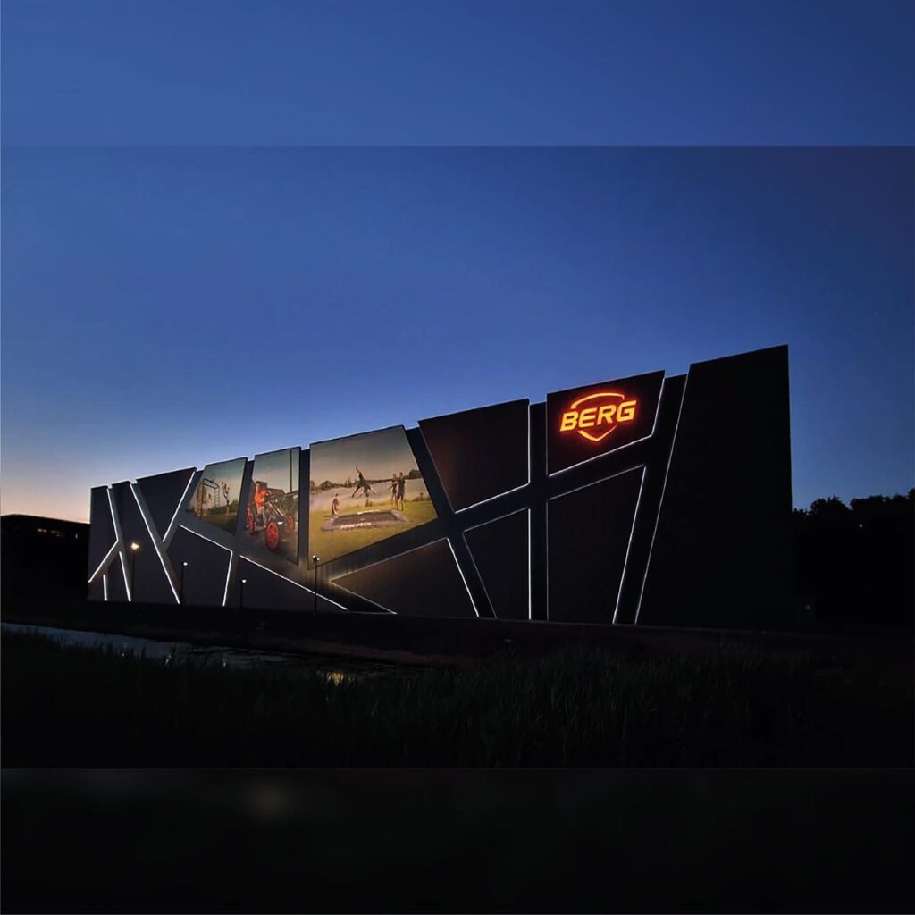 Lichtreclame BERG