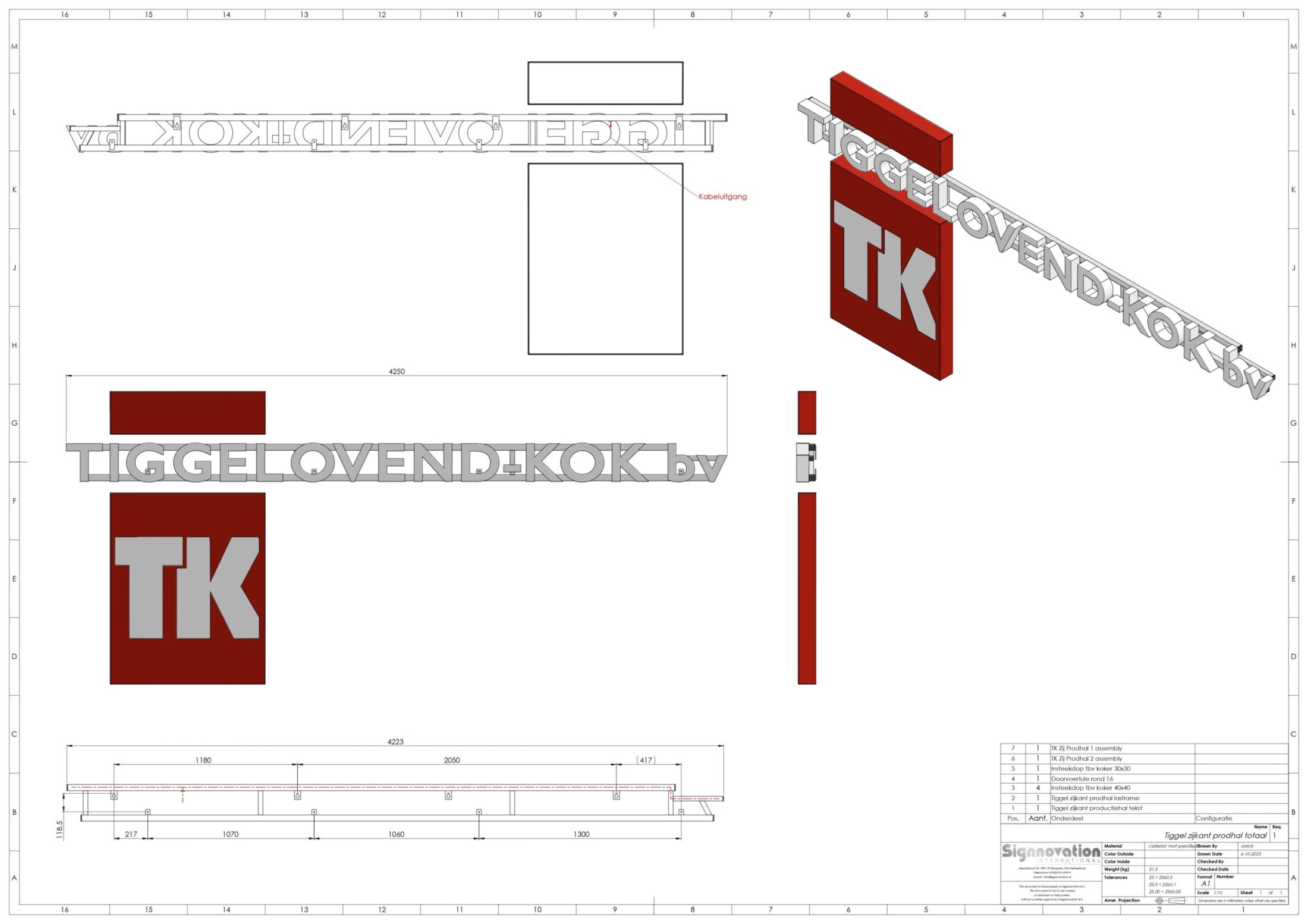 Tiggel Zijkant Totaal
