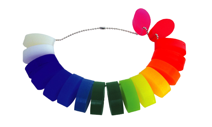 19mm Acrylox Translucent Stalenketting