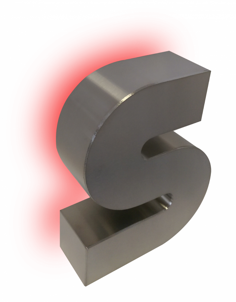 RVS Profiel 3 LED Verlichting Adapter Hoogte150 Mm