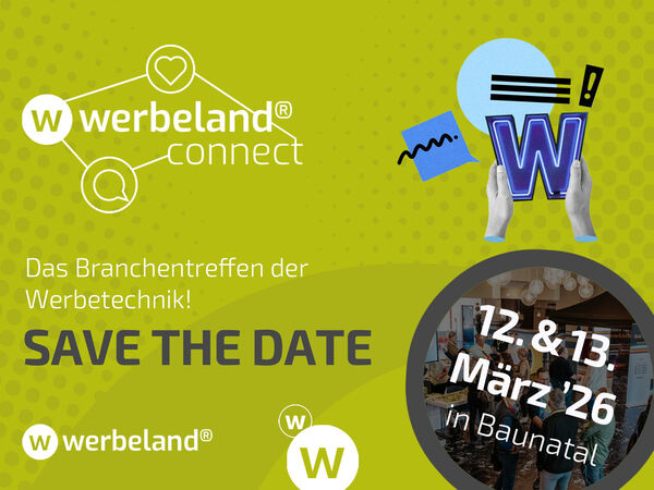 Signnovation op Werbeland Connect 12 en 13 maart 2026