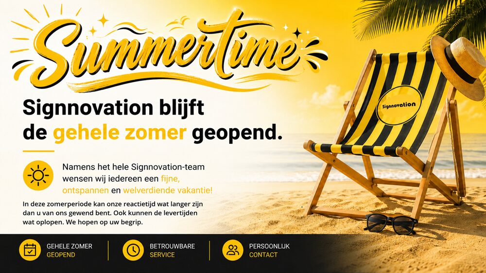 Summertime Nederlands Signnovation in zomer geopend